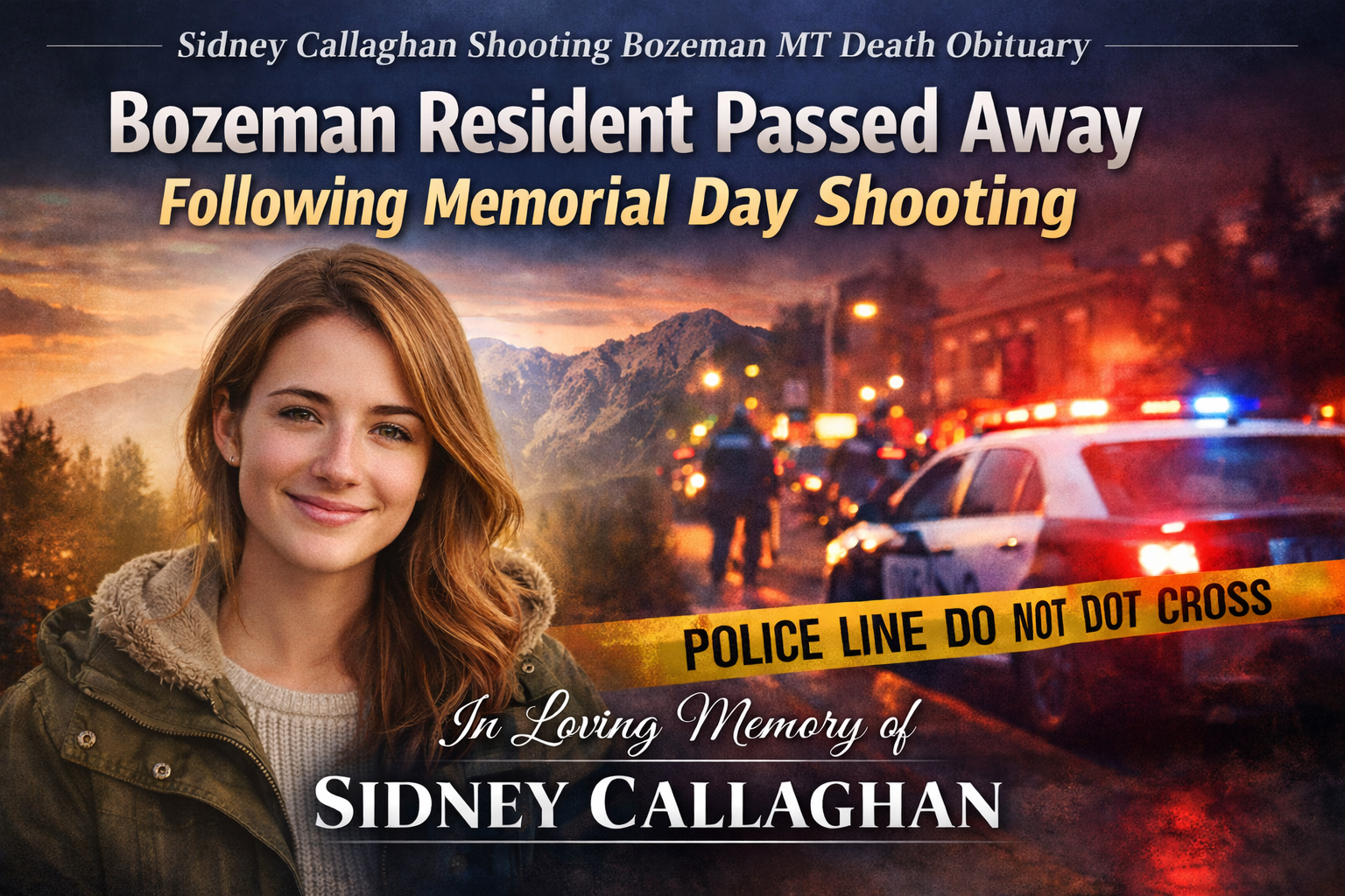 Sidney Callaghan Shooting Bozeman MT Death Obituary – Bozeman Resident Passed Away Following Memorial Day Shooting
