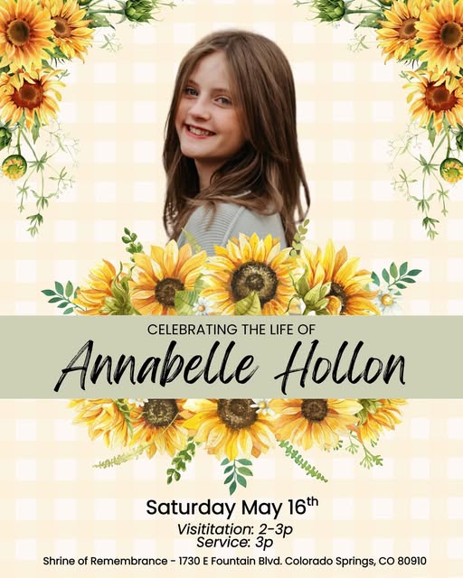 Annabelle Hollon Suicide Colorado Springs CO Death Obituary – Colorado Springs Family Mourns the Heartbreaking Loss of Beloved Daughter